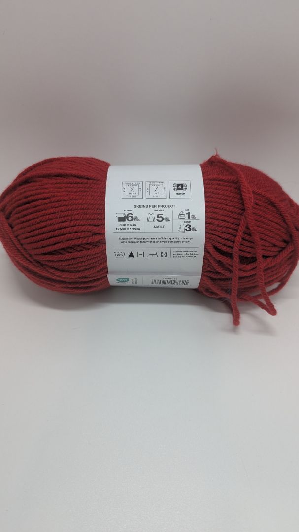Big Twist Really Red Living Anti-Pilling Medium Yarn