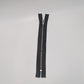 KGS Black/Silver Metal 7" Sewing Craft Zippers