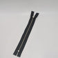 KGS Black/Silver Metal 7" Sewing Craft Zippers