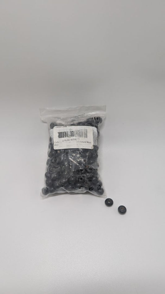 Craftdady Black 200PC Round Natural Wood Beads 10mm
