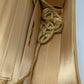 Valerie Stevens Gold Foldover Clutch Purse