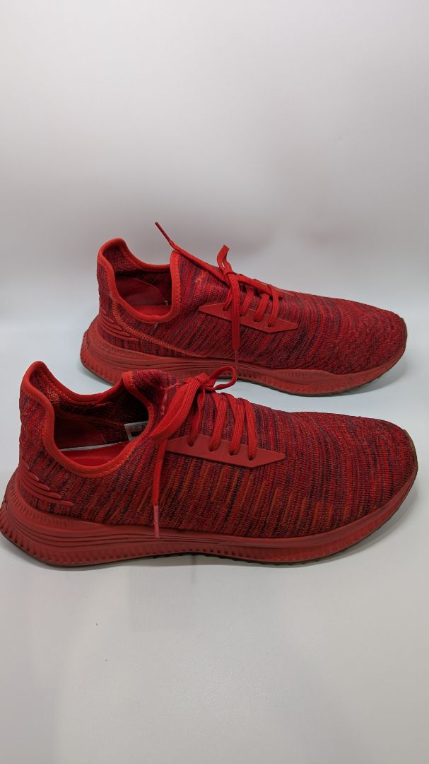Puma Men's Red Knit Active Running Sneakers