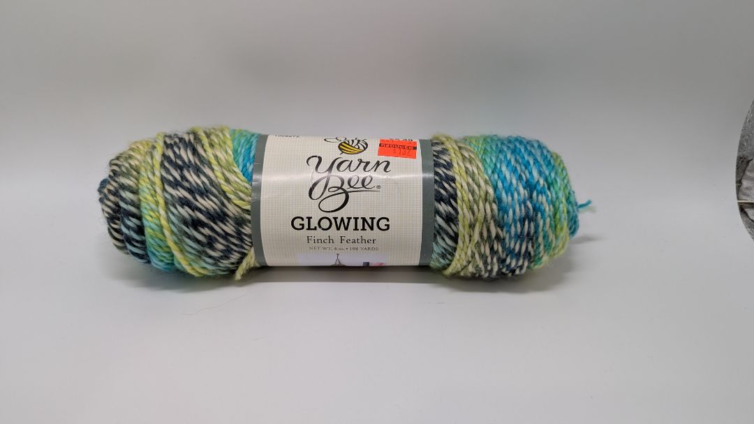 Yarn Bee Finch Feather Glowing Medium Yarn
