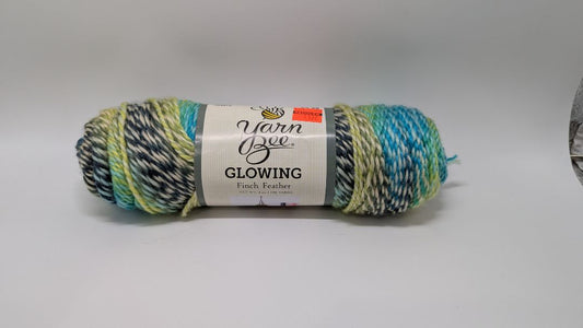 Yarn Bee Finch Feather Glowing Medium Yarn
