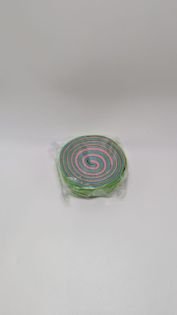 BENECREAT Green/Pink 4PC 1.2"W Ribbon Elastic