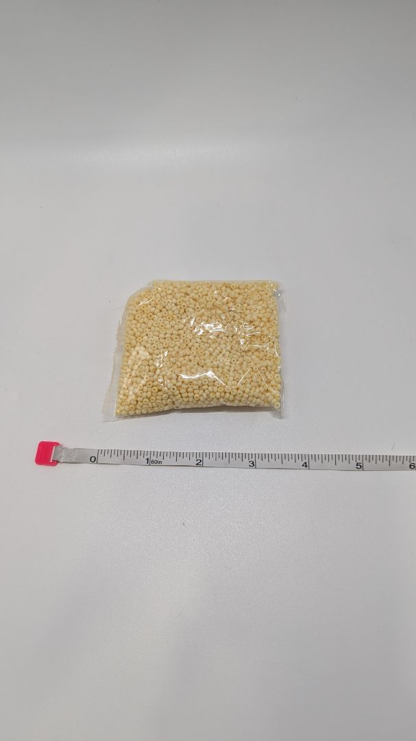 COIRIS Light Yellow 12/0 2.5mm Glass Seed Beads
