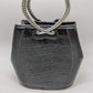Brighton Black Corazon Mini-Tote Bag with Heart Handles