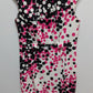 Emma & Michele Black/Pink/White Polka-Dot Sleeveless Dress