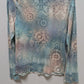 APT. 9 Light Blue/Beige Ombre Printed T-Shirt