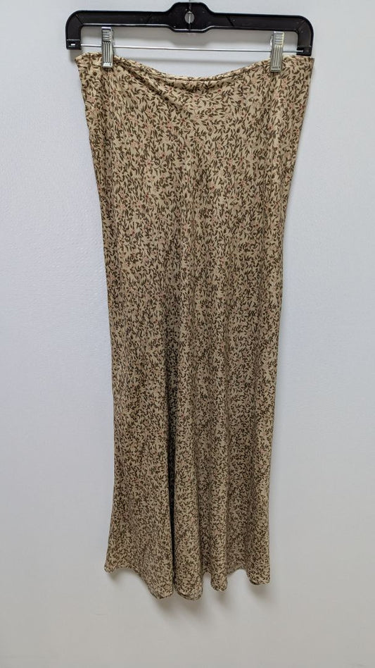 accomplice Brown Floral Maxi Skirt
