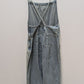 Elloh Light Wash Denim Halter Wide-Leg Jumpsuit