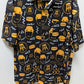 Barstool Men's Black/Yellow "Spittin' Chiclets" Button-Down Shirt