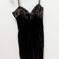 David Howard Black/Gold Embellished Velvet Dress