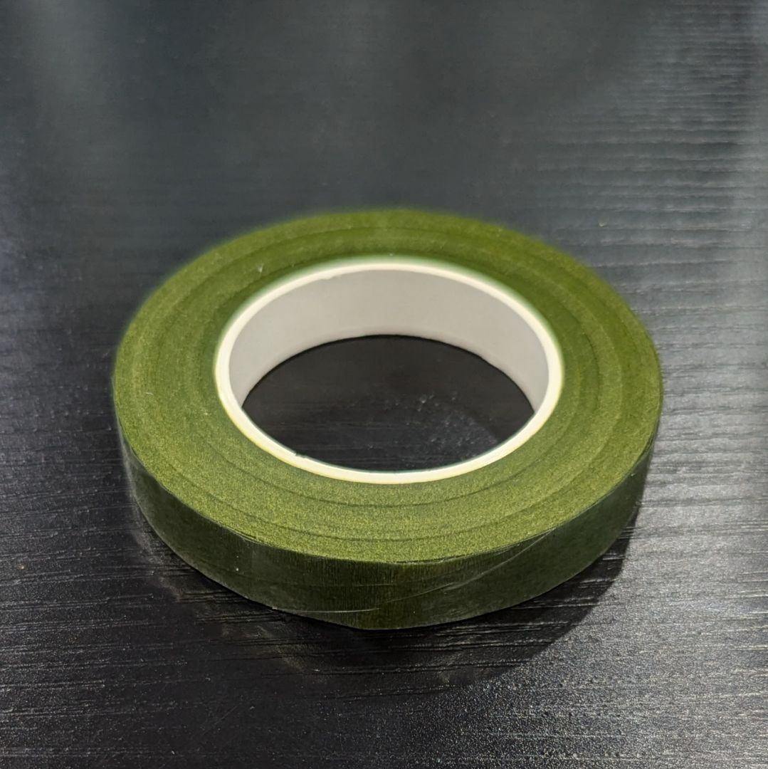 KUUQA Light Green 1/2" Wide Floral Crafting Tape