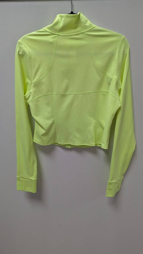Fabletics Neon Spark "Perfect Storm" Cropped Train Jacket