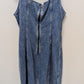 Abercrombie & Fitch Medium Wash Denim Maxi Dress