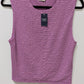 Abercrombie & Fitch Purple Sleeveless Ruched Blouse