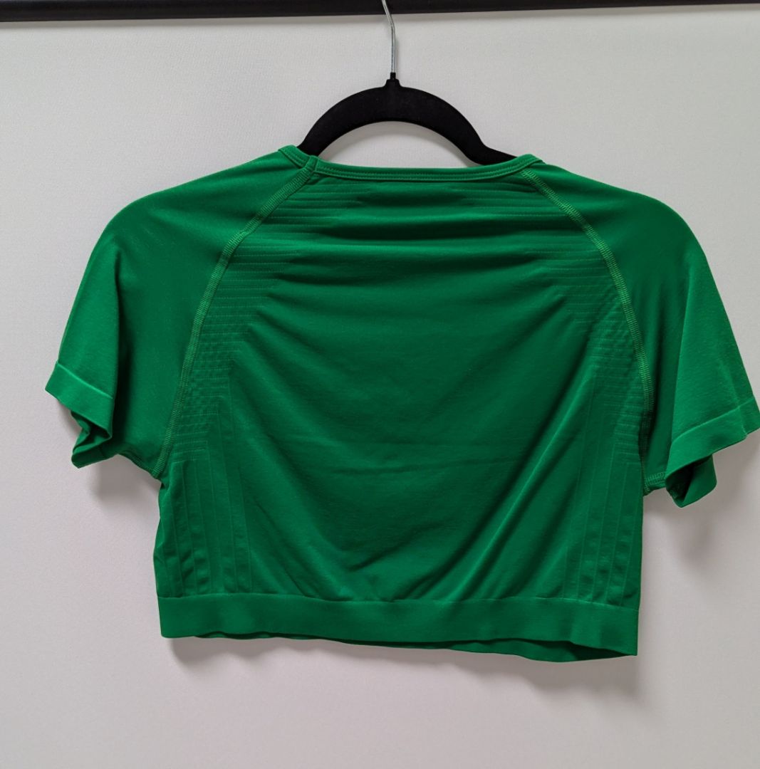 Alphalete Emerald Green Cropped Active T-Shirt