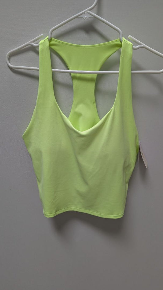 Fabletics Neon Spark Anywhere Built-In Bra Cropped Tank Top