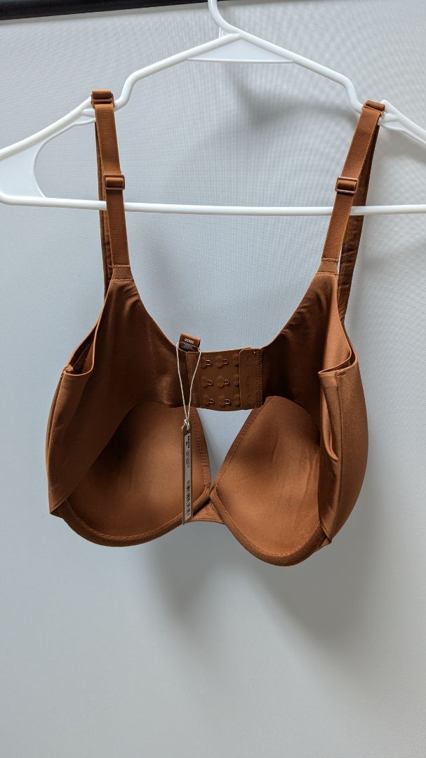 SKIMS Bronze Push-Up Plunge Bra