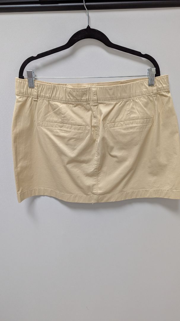 Abercrombie & Fitch Beige Cotton Casual Skirt