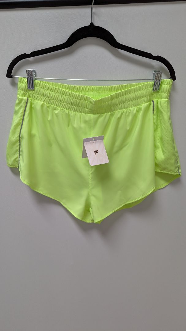 Fabletics Neon Spark Eco Full-Speed Running Shorts
