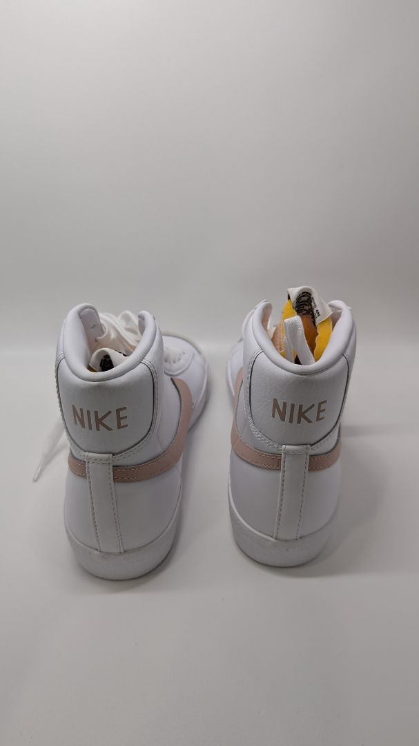 Nike White/Pink Blazer Mid '77 Sneakers