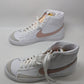 Nike White/Pink Blazer Mid '77 Sneakers