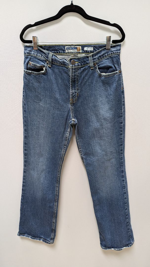 Old Navy Vintage Blue Stretch Bootcut Jeans
