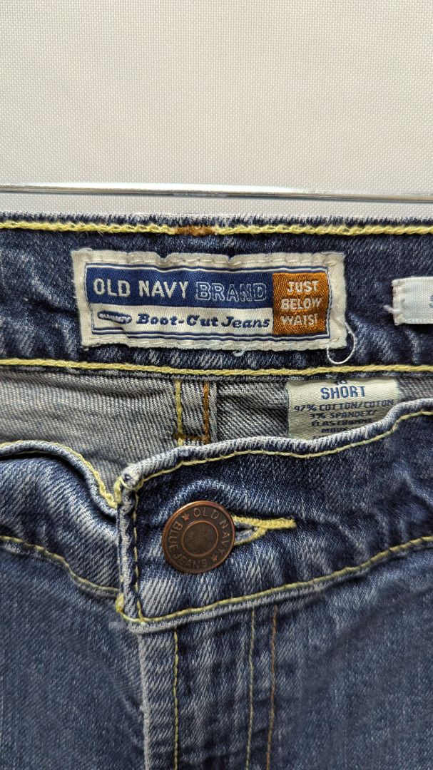 Old Navy Vintage Blue Stretch Bootcut Jeans
