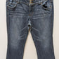 Elle Dark Wash 2-Button Bootcut Jeans