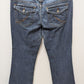 Elle Dark Wash 2-Button Bootcut Jeans