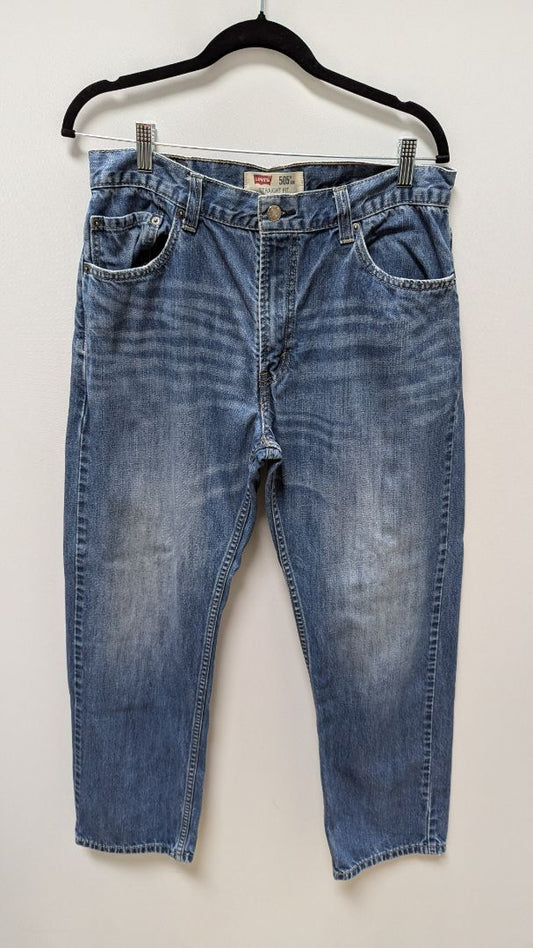 Levi's Medium Wash 505 Straight Men's Jeans