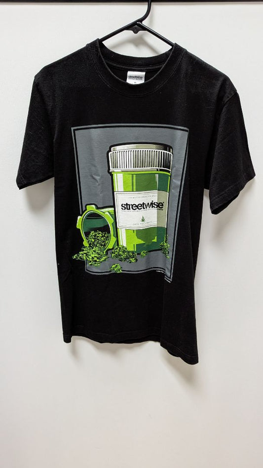 Streetwise Black Bottle Graphic T-Shirt