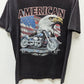 Alstyle Apparel Black "American" Graphic T-Shirt