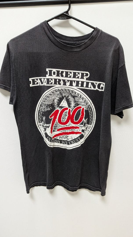 Legends & Kings Black "I Keep Everything 100" Graphic T-Shirt