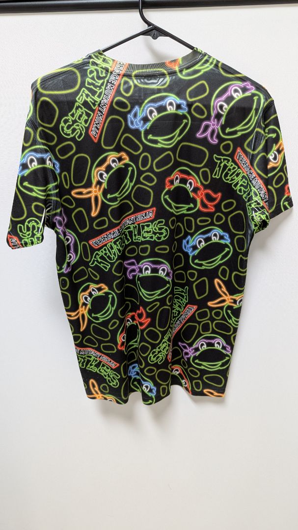 Nickelodeon Black/Neon Graphic TMNT T-Shirt
