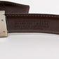 Black/Brown Reversible Belt with Silver Buckle