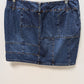 Venezia Jeans Clothing Co. Dark Wash Rivet Denim Skirt