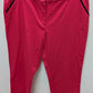 Jaclyn Smith Hot Pink Cropped Wide-Leg Pants