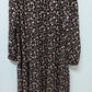 Levi's Black/Beige Floral Peasant Maxi Dress