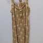Old Navy Mustard Yellow/White Floral Tie-Back Dress