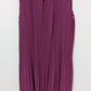 MELLODAY Purple Sleeveless Pleated Sheath Dress
