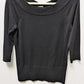 White House Black Market Black 3/4 Sleeve Sweater