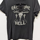 Torrid Black "Raise Some Hell" Distressed T-Shirt