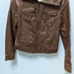 American Rag Cie Dark Brown Faux-Leather Jacket
