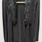 Ann Taylor Petite Black Faux-Fur & Wool Cardigan