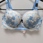 Victoria's Secret Light Blue Dream Angels Lined Demi Bra