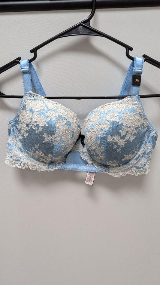 Victoria's Secret Light Blue Dream Angels Lined Demi Bra