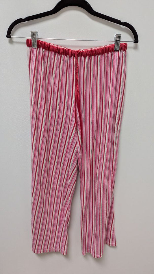 axcess Pink/Red Striped Drawstring-Waist Lounge Sleep Pants